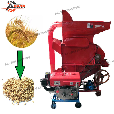High Efficiency Easy Operation Automatic Rice Huller Wheat Thresher Grain Peeling Machine For Home Use