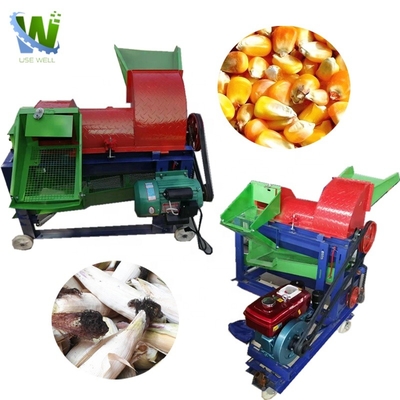 High efficiency electric farm maize soybean shelling sorghum diesel husker thresher peeling machine maize sheller threshing machine for sale